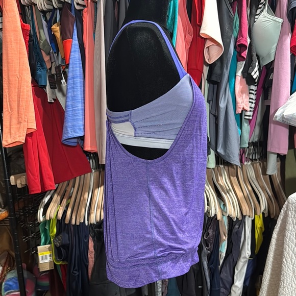 Lululemon Rest Less Tank in "Heathered Bruised Berry” - Picture 6 of 6
